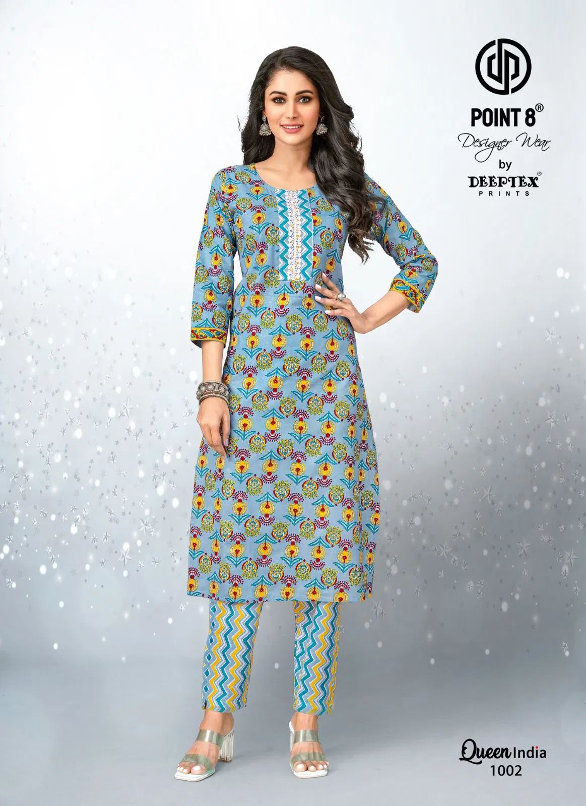 Queen India Vol 10 By Deeptex Cotton Printed Kurti With Bottom Wholesale Online